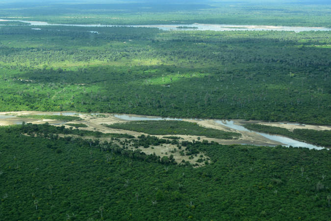 1,500 square kilometres of terrain will be destroyed in Selous Game Reserve to make way for the Stieglers Gorge hydropower project © Richard Mortel/Flckr